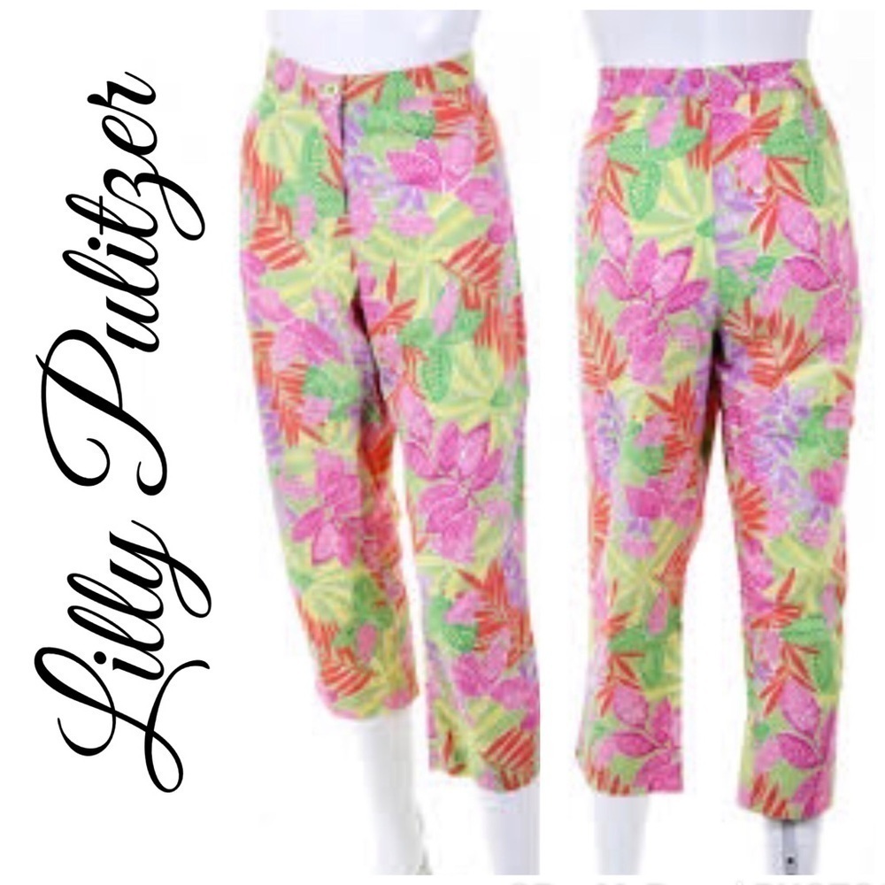 Lilly Pulitzer Bottoms Up Capris